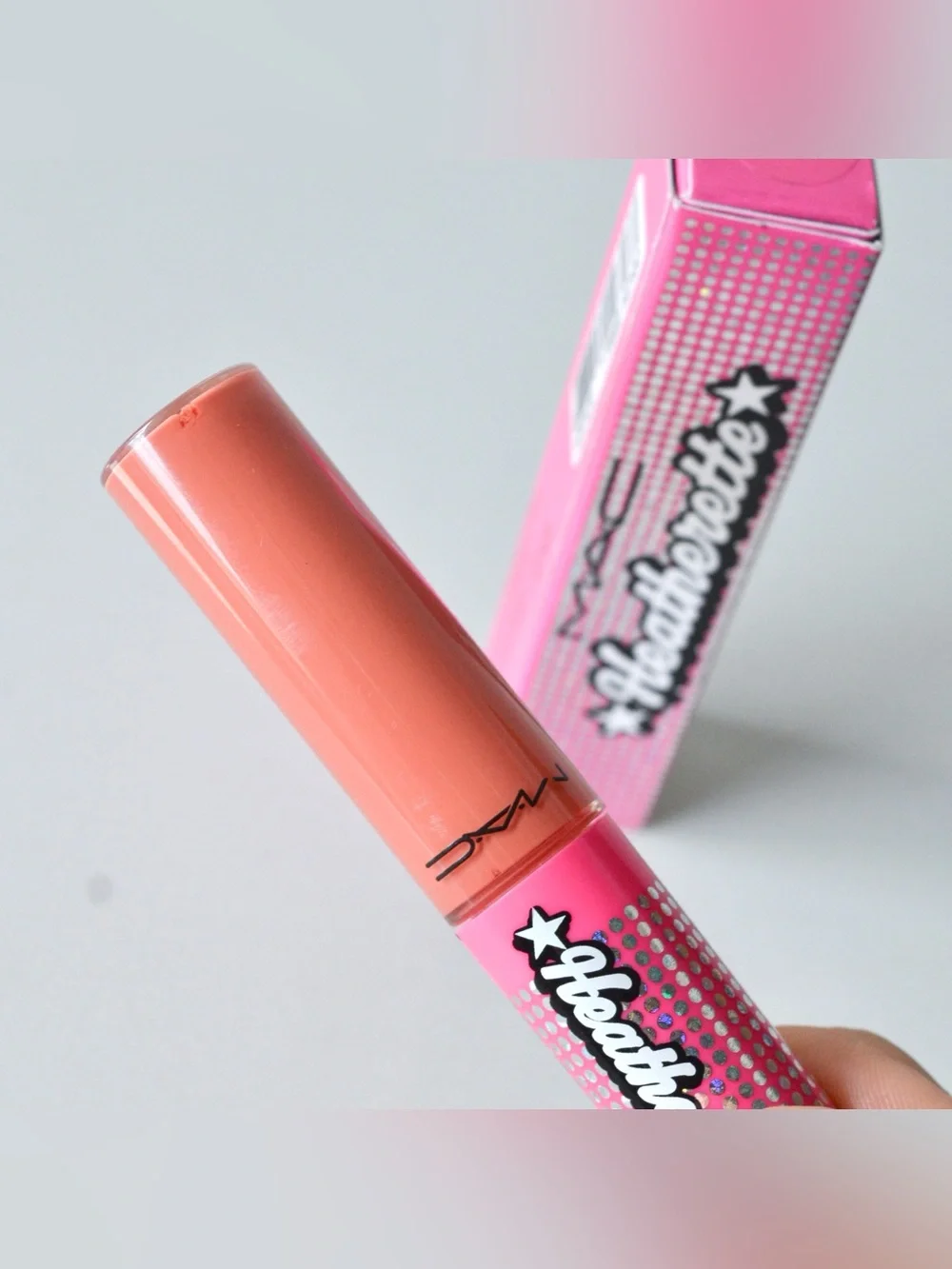 MAC Cosmetics Lipglass Heatherette Collection *SOCK HOP* Coral Peach BNIB